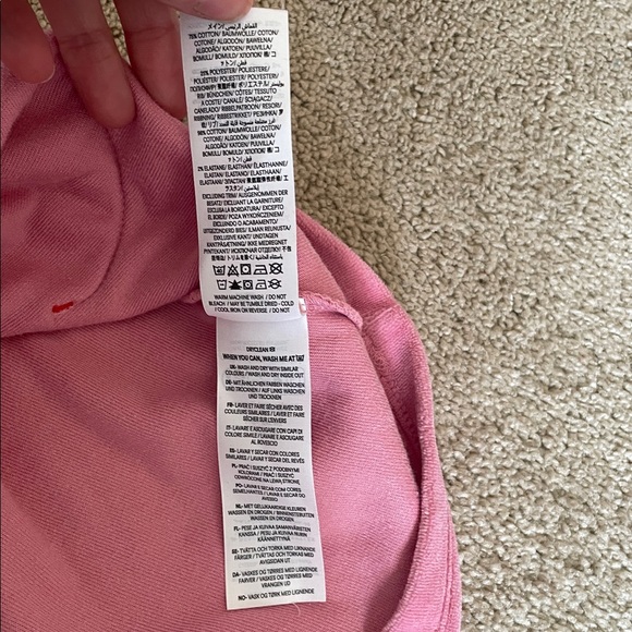 Mini Boden Pink Velour Heart Pocket Tunic 7-8Y - Picture 8 of 9